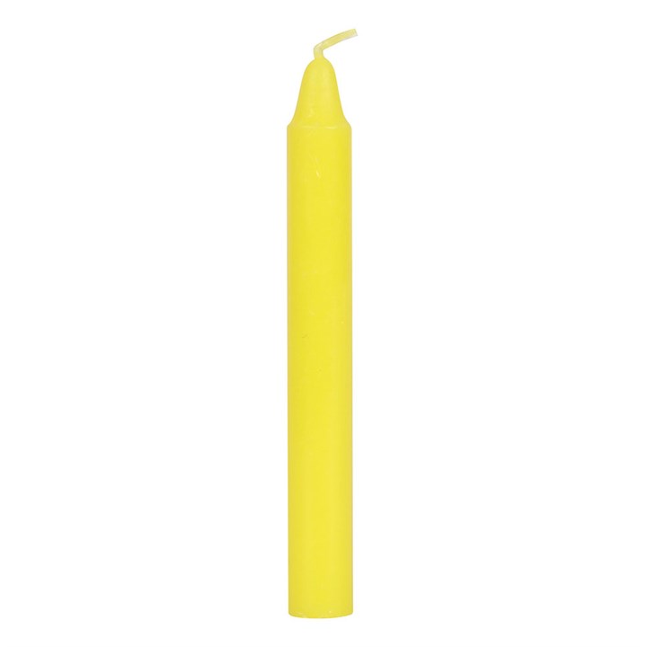 Yellow 'Success' Spell Candles Pack of 12