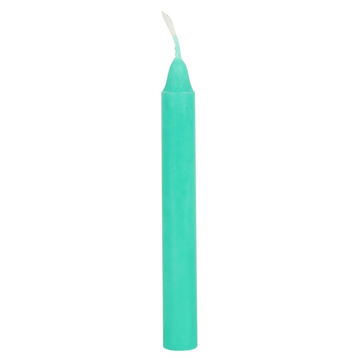 Green 'Luck' Spell Candles Pack of 12