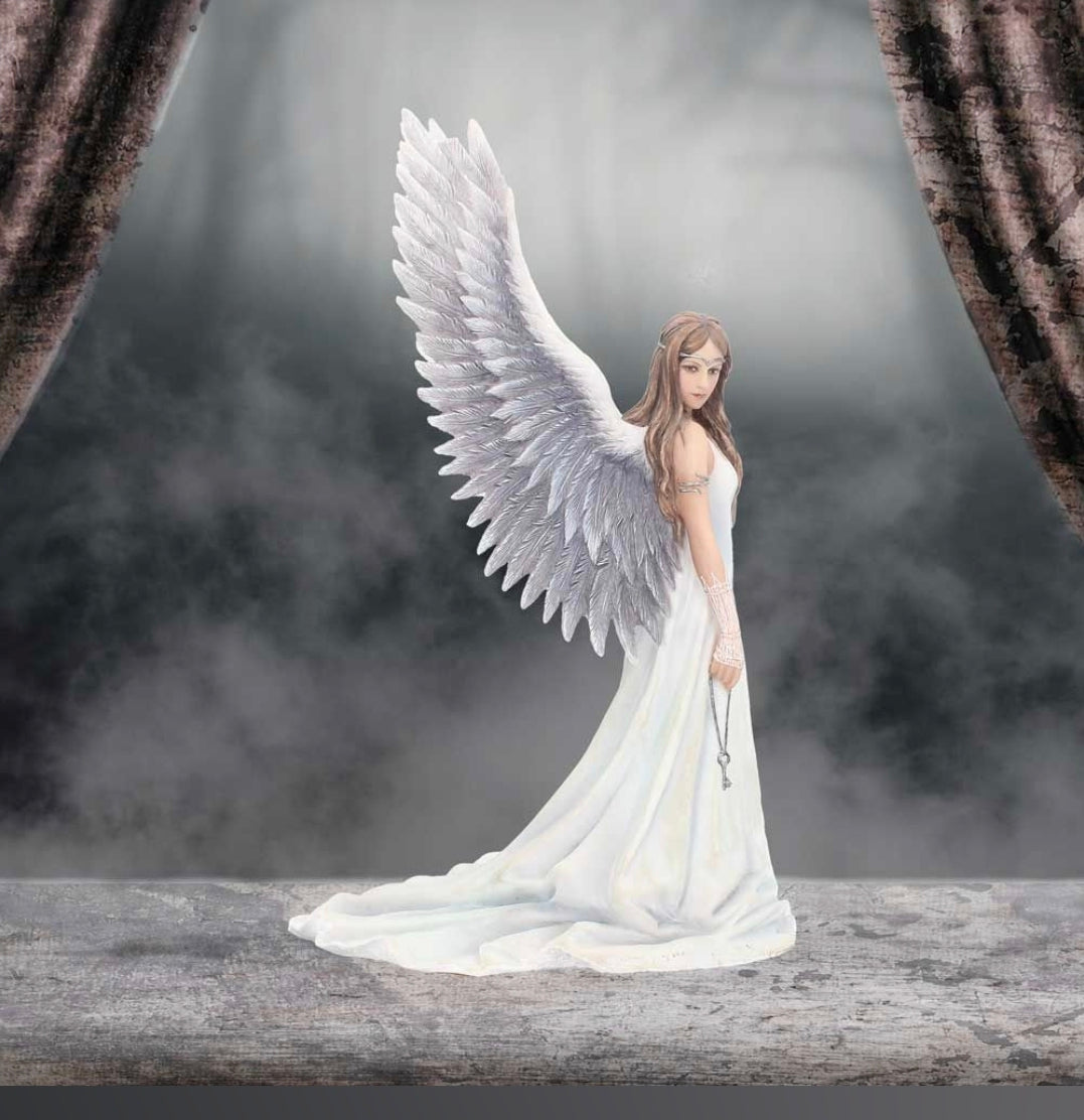 Anne Stokes Spirit Guide Figurine Angel Ornament 24cm White