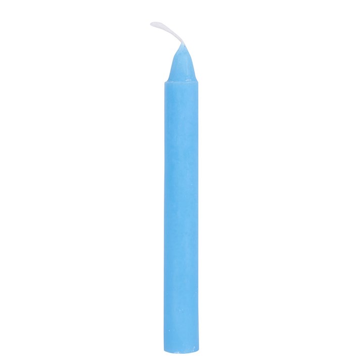 Light Blue 'Peace' Spell Candles Pack of 12