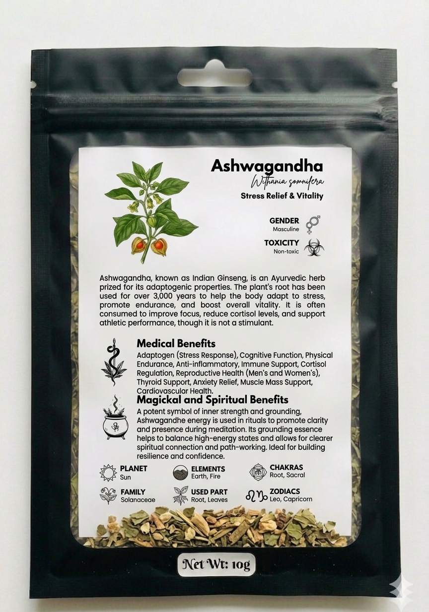 Ashwagandha Herb 10g