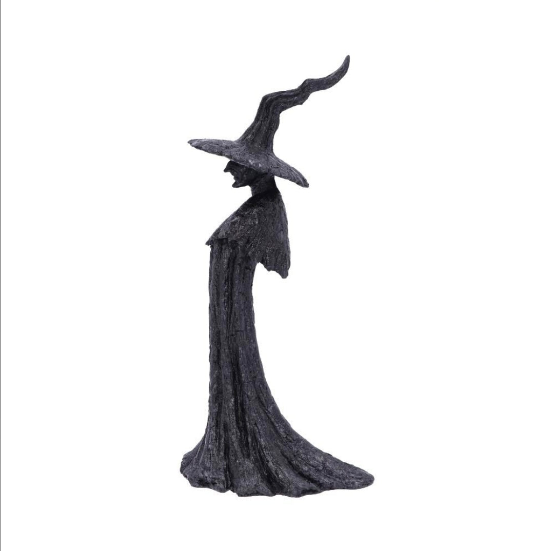 Talyse Black Glittered Forest Witch Ornament 30CM