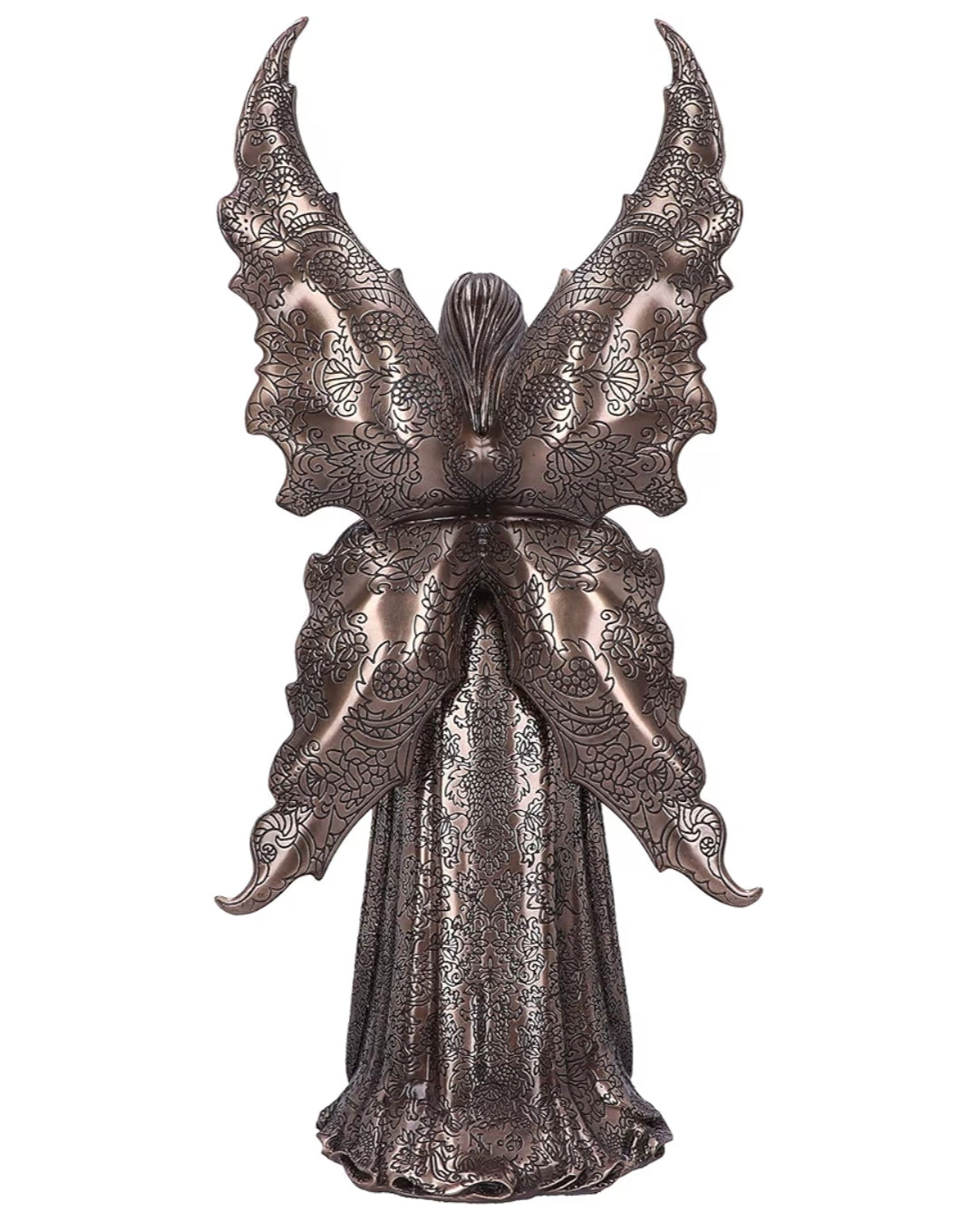 Only Love Remains Bronze Gothic Fairy Angel Figurine, 35cm