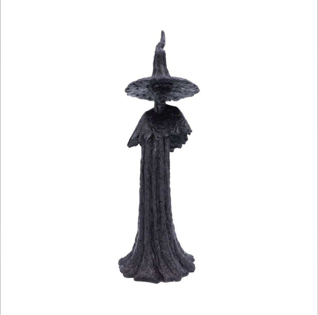 Talyse Black Glittered Forest Witch Ornament 30CM