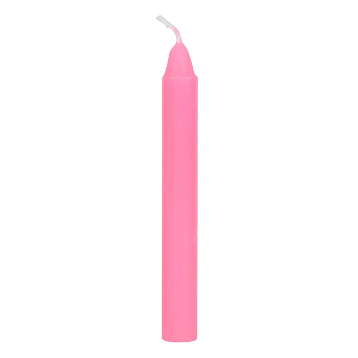 Pink 'Friendship' Spell Candles Pack of 12