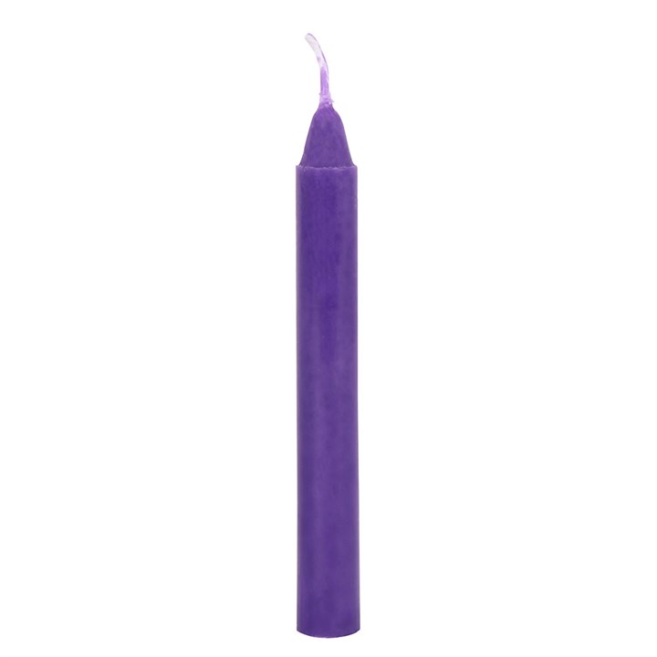 Purple 'Prosperity' Spell Candles Pack of 12
