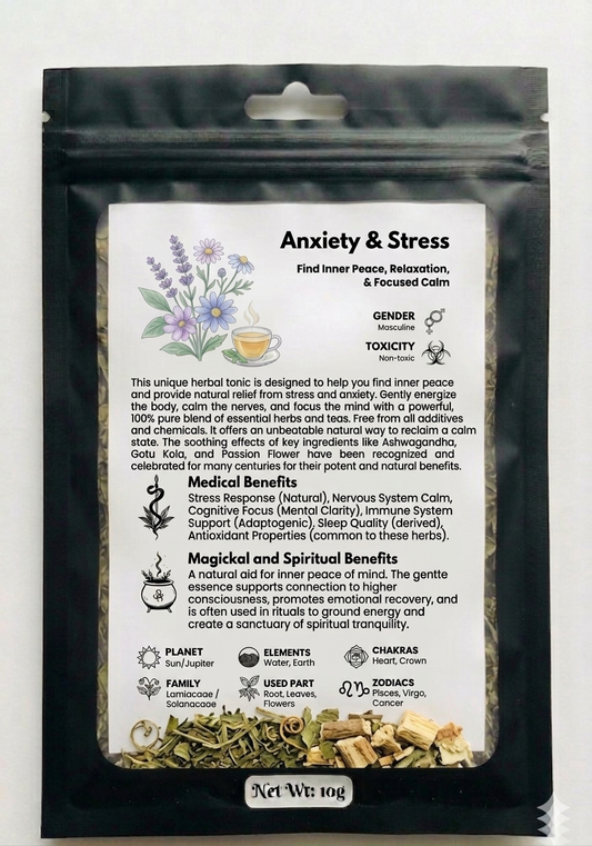 Anxiety & Stress mixed herbs 10g