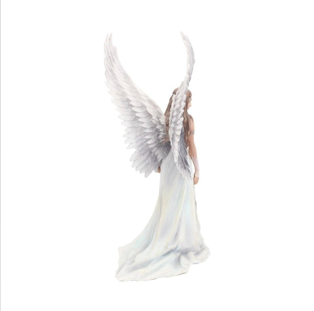 Anne Stokes Spirit Guide Figurine Angel Ornament 24cm White
