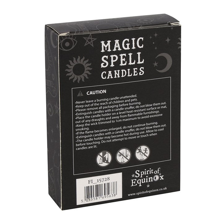 Light Blue 'Peace' Spell Candles Pack of 12