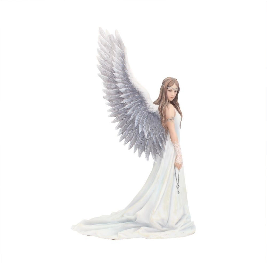 Anne Stokes Spirit Guide Figurine Angel Ornament 24cm White